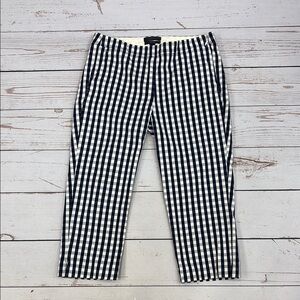 J. Crew White and Blue Chinos Classic Style